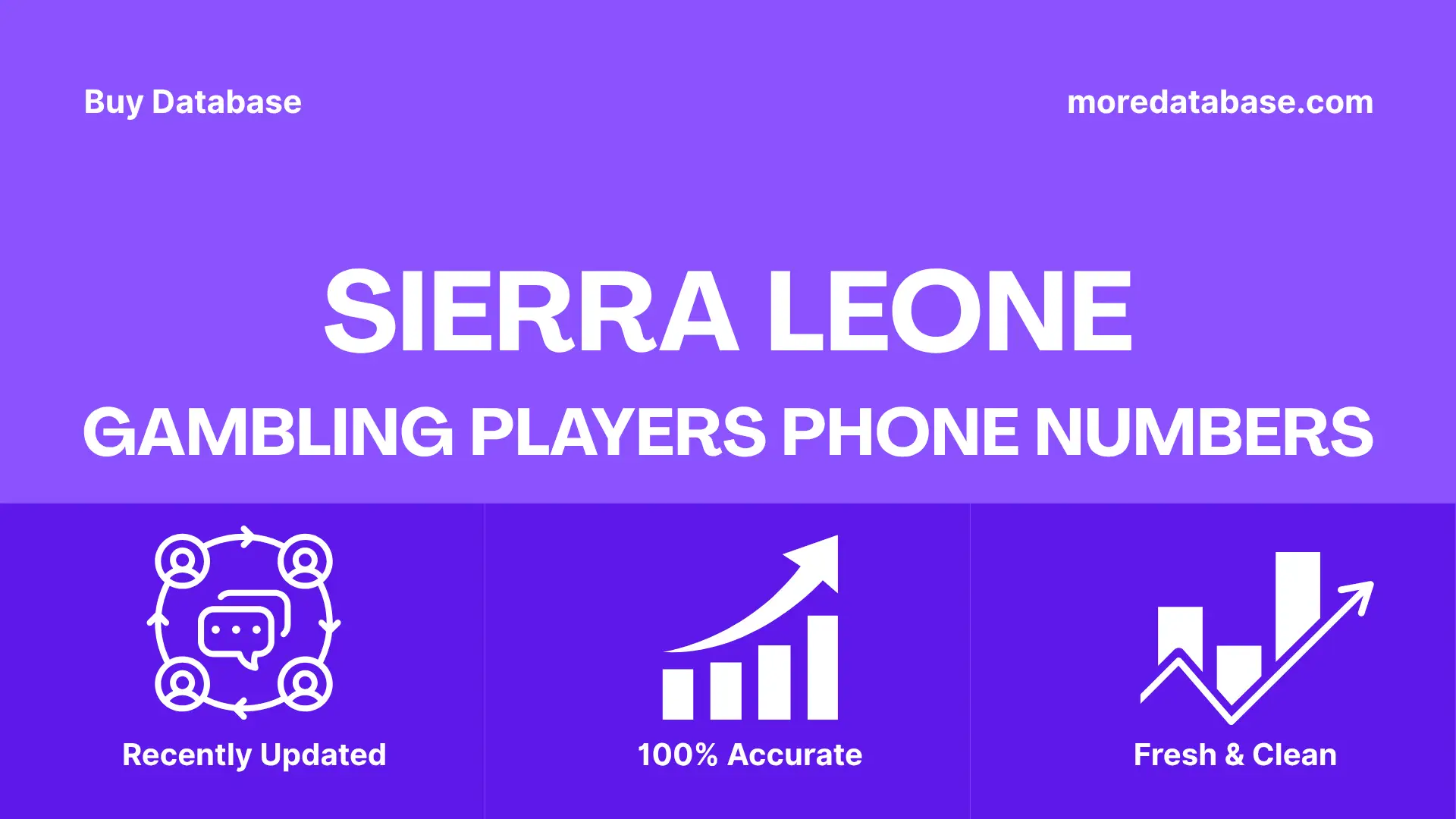 Sierra Leone Gambling Players Phone Numbers 1 Million Data